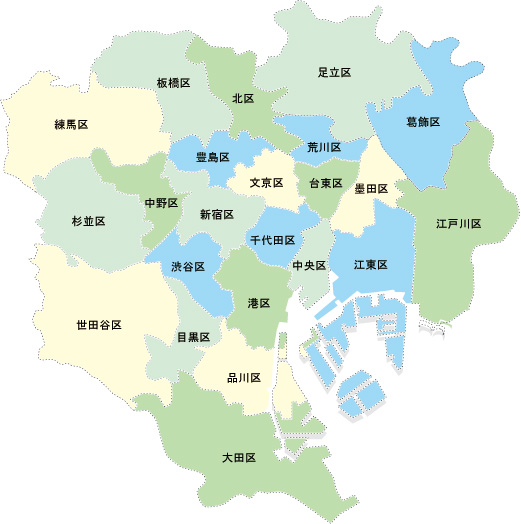 東京23区 地域情報tokyoさんぽ