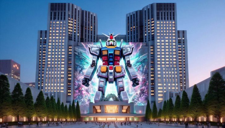 ガンダム×東京都庁プロジェクションマッピング