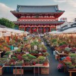 お富士さんの植木市
