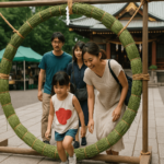 大祓茅の輪くぐりと水上祭