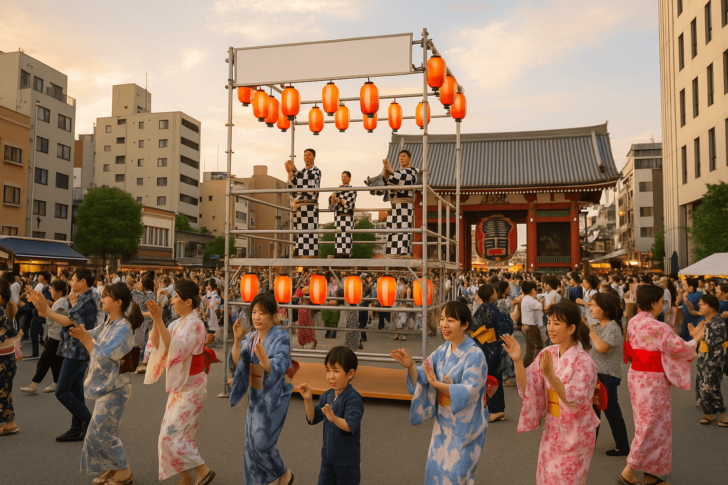 雷門盆踊り