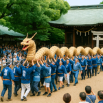 奥澤神社の大蛇のお練り