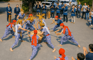 平井のお祭り　鳳凰の舞