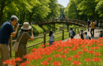 郷土の森　曼珠沙華まつり