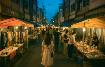 高円寺北中夜市