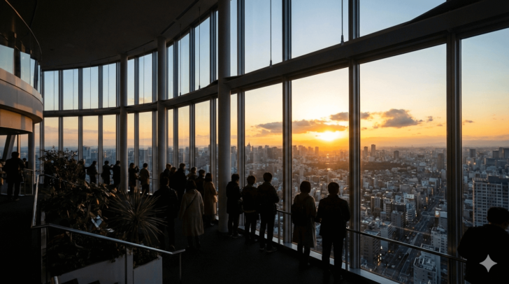 サンシャイン60展望台初日の出