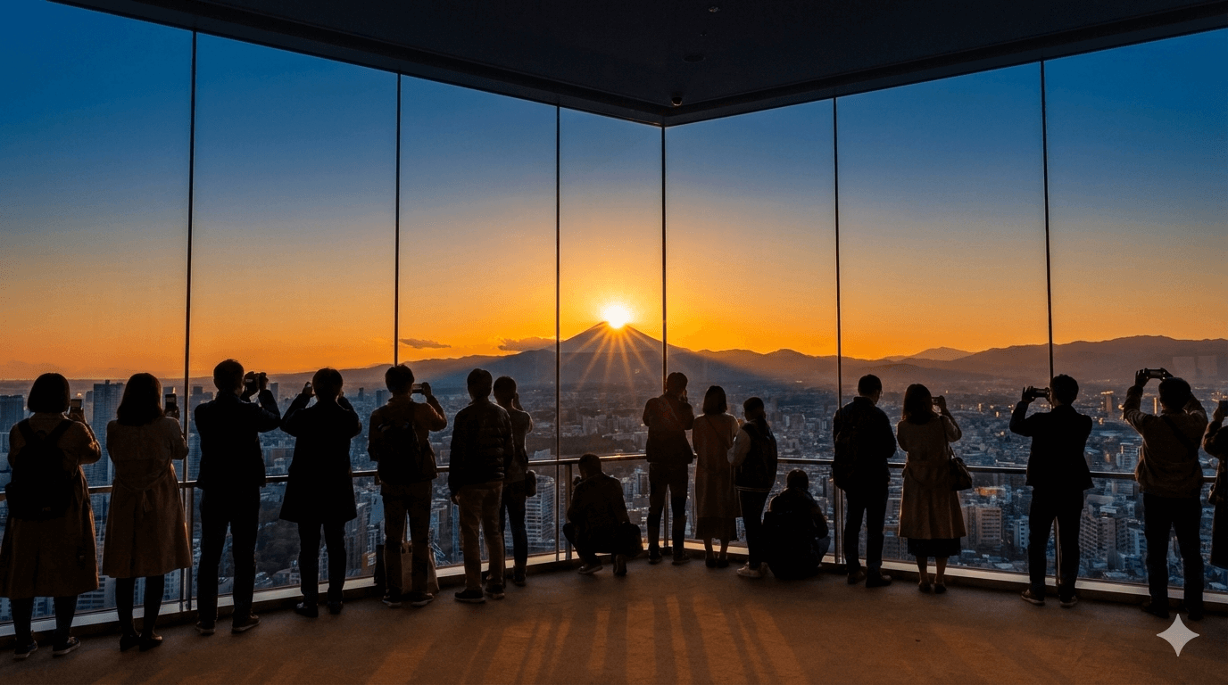 東京タワーで見たい！期間限定の絶景「ダイヤモンド富士」 | 地域情報