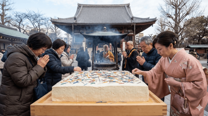 浅草寺の針供養2026