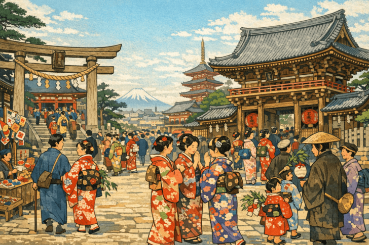 初詣は江戸時代になかった