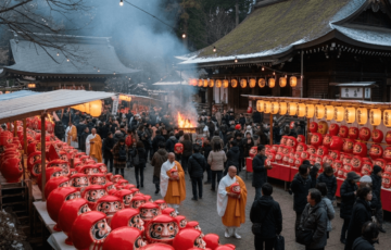 深大寺だるま市