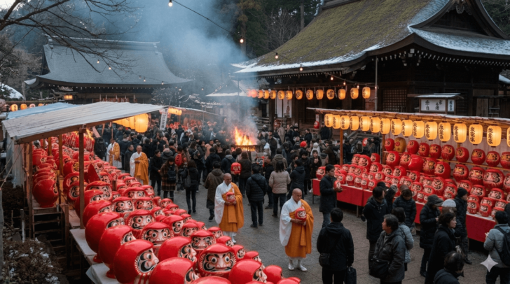 深大寺だるま市