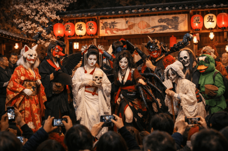 大江戸よしわら 節分お化け異装コンテスト