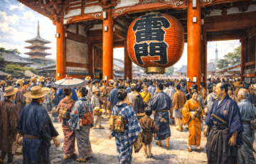 江戸時代の雷門