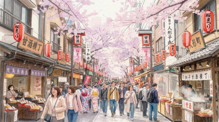 甘酒横丁桜まつり