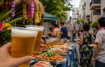 ビール坂アロハ祭り