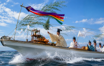 水上祭形代流し