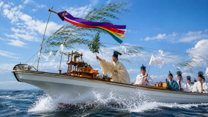 水上祭形代流し