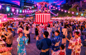 恵比寿駅前盆踊り大会