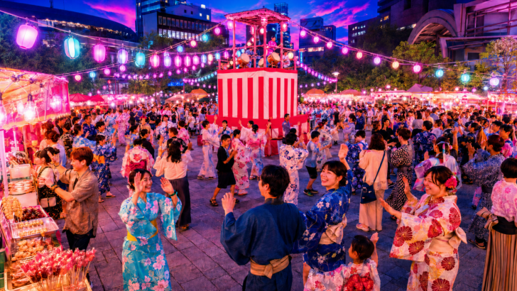恵比寿駅前盆踊り大会