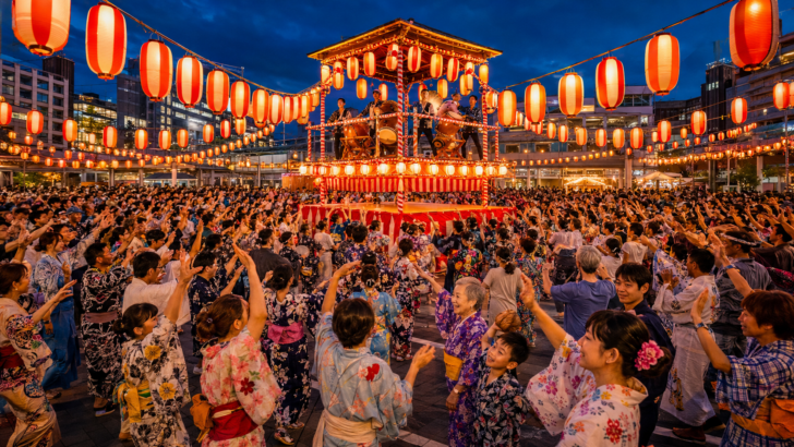 中野駅前大盆踊り大会