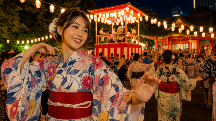 花園神社盆踊り